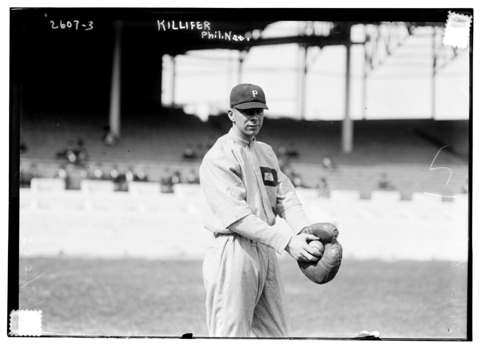 Bill Killefer, Philadelphia NL, at Polo Grounds, NY (baseball)) - 1913 LCCN2014692250