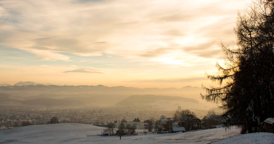 Sunset wil switzerland