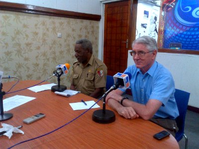 Bill Hawley from U.S. CDCS answering questions about Malaria prevention. (15362647080)
