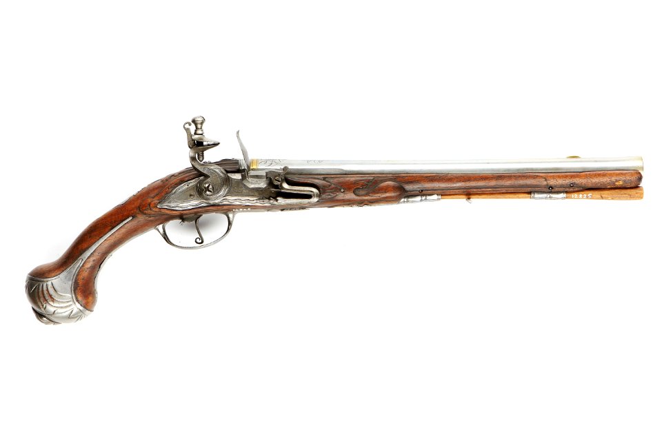 Billing, flintlåspistol, 1700-1730 - Skoklosters slott - 90774
