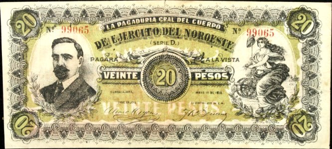 Billete del Ejercito del Noroeste