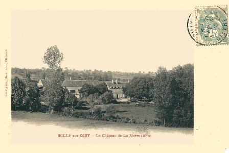 Billy-sur-Oisy-FR-58-carte postale-château de la Motte-1