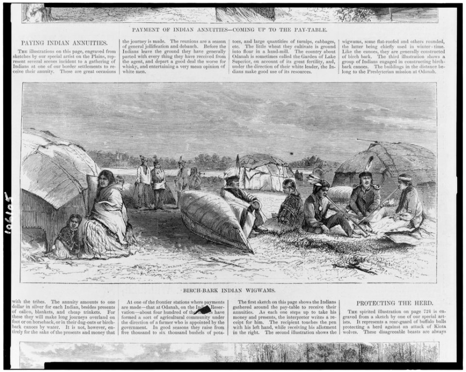 Birch-bark Indian wigwams LCCN92516125