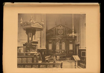 Birch London Churches All Hallows Lombard Street gri 33125010245807 0255