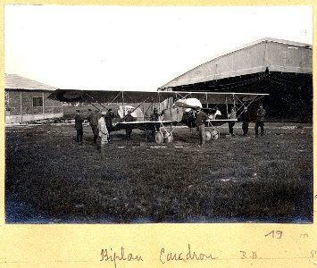 Biplan Caudron. R. B. - Fonds Berthelé - 49Fi1871-19