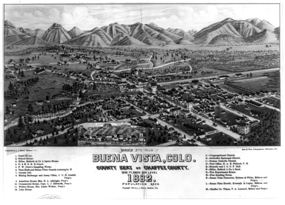 Bird's-eye view of Holly, Colo. LCCN2003666680