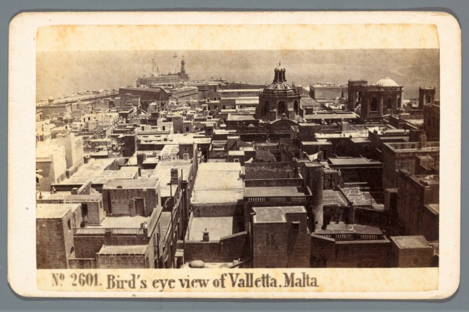 Bird's eye view of Valletta, Malta, RP-F-F24784