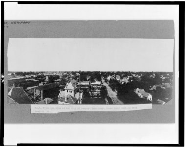 Bird's-eye view of the city of Newport from court house tower looking east, Newport, Ark. LCCN96515312
