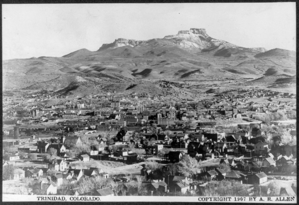Bird's-eye view of Trinidad, Colorado LCCN2003666681