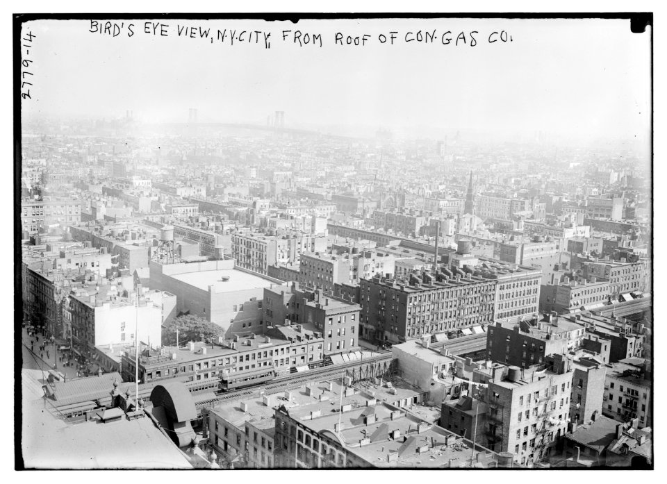 Birds eye view of N.Y.C. from roof of Cons. Gas Co's Bldg. LCCN2014693751