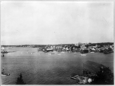 Bird's-eye views of Boothbay Harbor, Maine LCCN2007675522