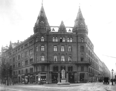 Birger Jarlsgatan 16, Grev Turegatan 1, 1925