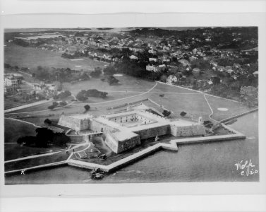 Birds-eye view of Fort Marion, Saint Augustine, Florida LCCN2013645404