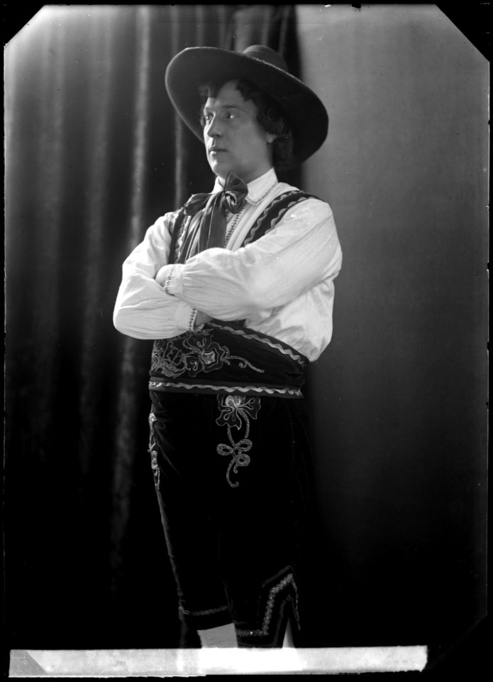 Birger Schücker in Trollslottet at Vasateatern 1904 - SMV - GS036