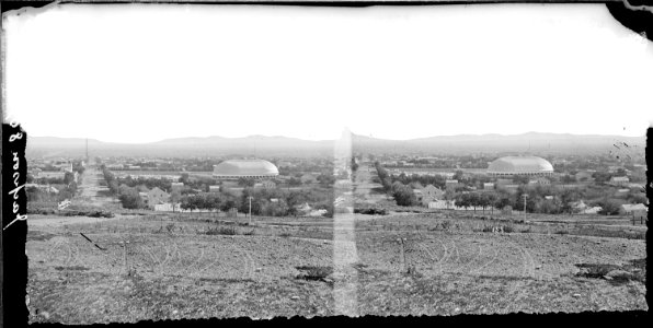 Birdseye (sic) view of Great Salt Lake City - NARA - 517354