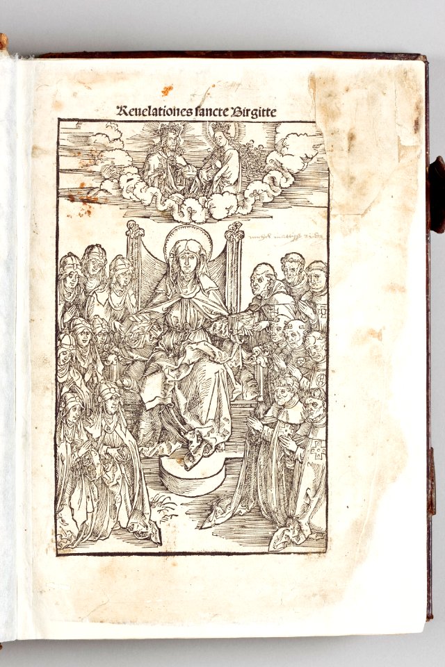 Birgitta, Revelationes celestes, år 1500. Första sidan. Sko ink 21 - Skoklosters slott - 87005