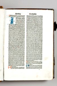 Birgitta, Revelationes celestes, år 1500. Första textsidan. Sko ink 21 - Skoklosters slott - 87006 photo