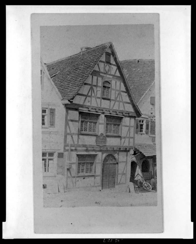 Birthplace of German dramatist Friedrich Schiller in Marbach am Neckar LCCN2004678565