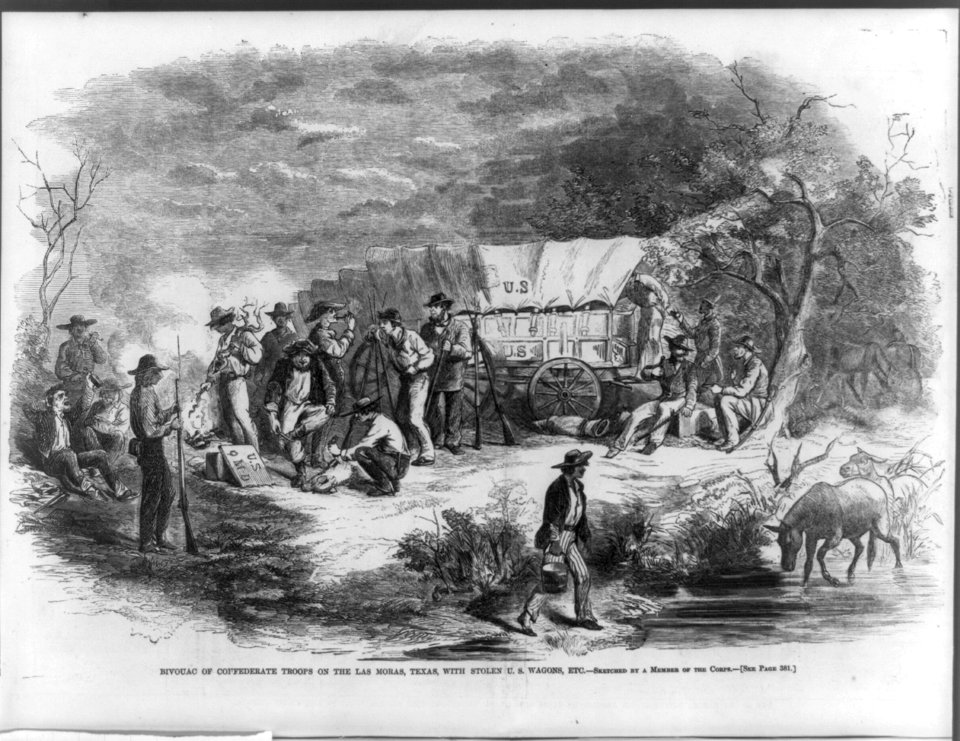 Bivouac of Confederate Troops on the Las Moras, Texas (March1861) LCCN99614197