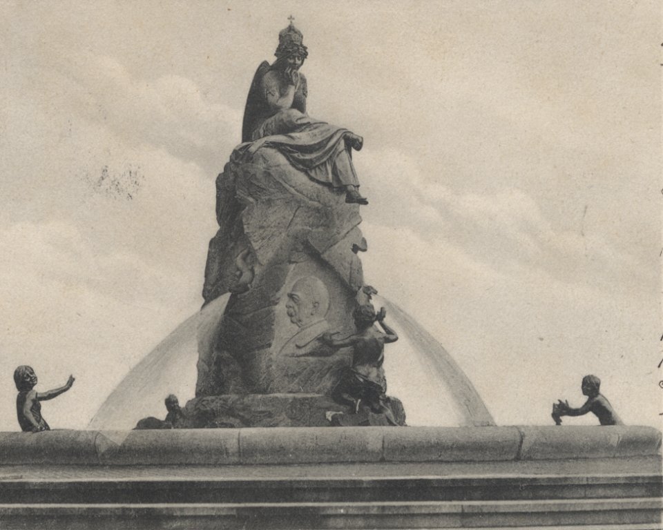 Bismarckbrunnen Flensburg - 1906