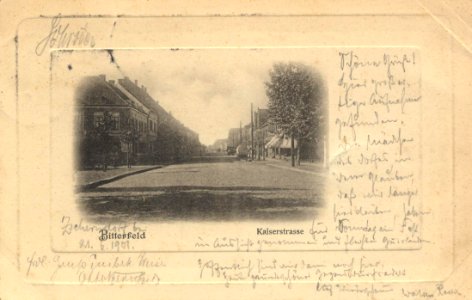 Bitterfeld, Sachsen-Anhalt - Kaiserstraße (Zeno Ansichtskarten)