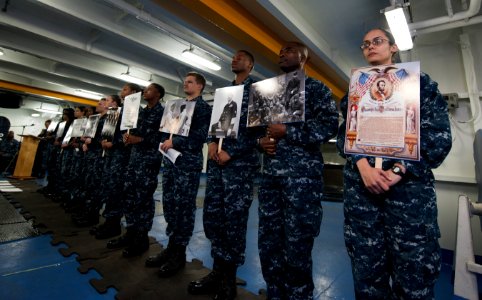 Black History Month celebration 130212-N-DI878-062