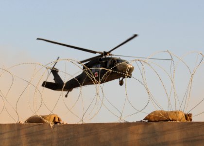 Black Hawk lands at Camp Riley 120727-N-OH262-474
