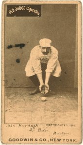 Black Jack Burdock, Boston Beaneaters, baseball card portrait LCCN2007685599