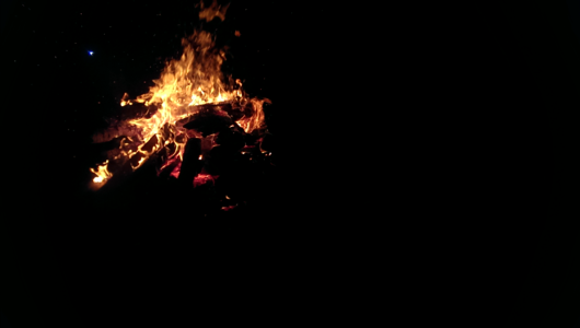 Flame bonfire hot
