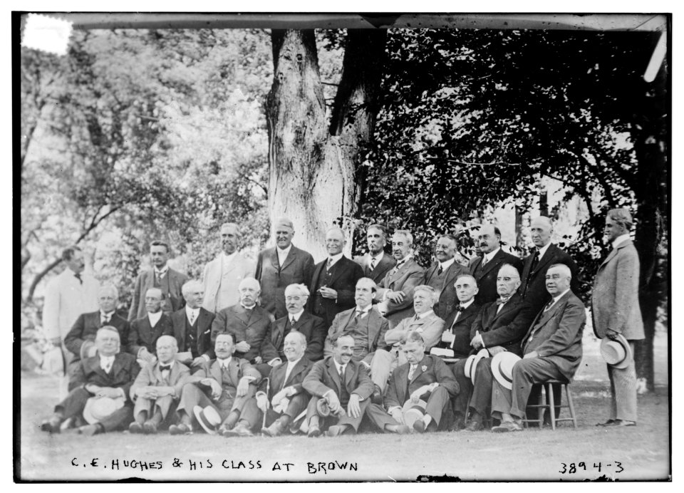 C.E. Hughes & His Class at Brown LCCN2014702010