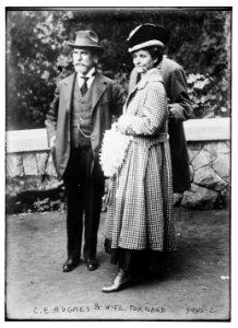 C.E. Hughes & wife, Portland LCCN2014702501 photo