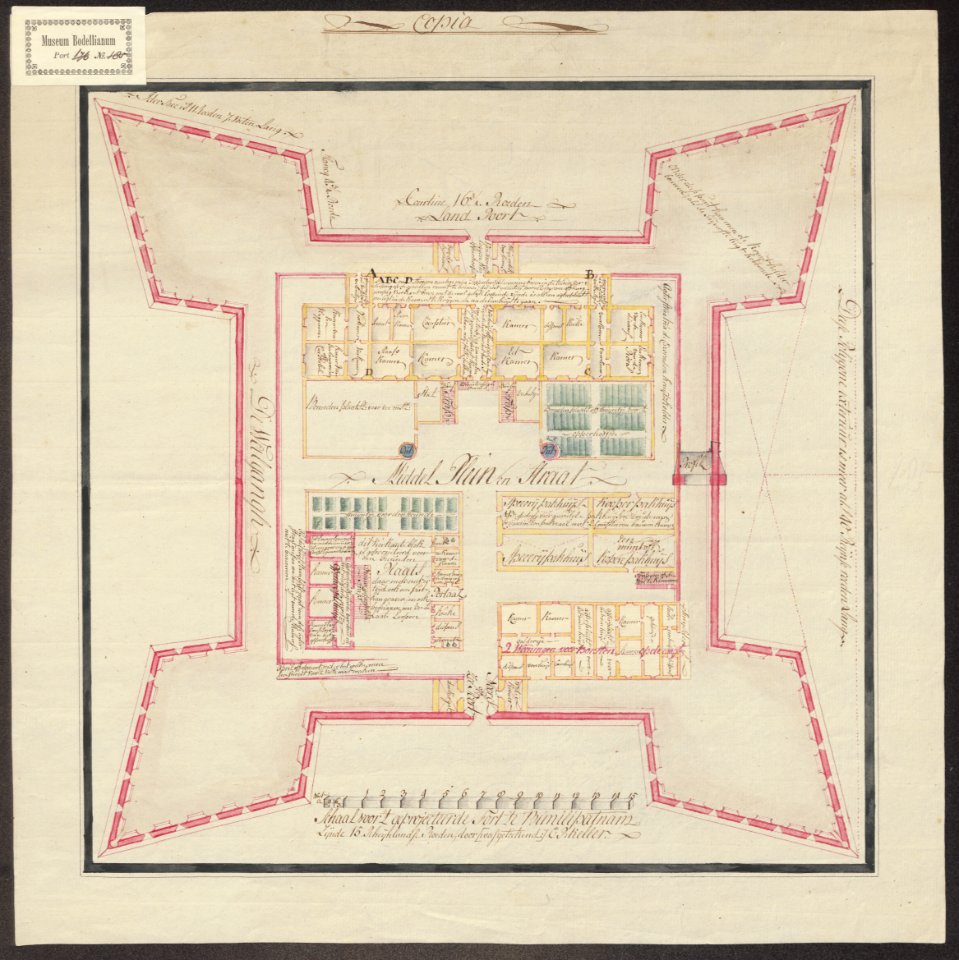 C.P. Keller - 't Geprojecteerde fort te Bimlipatam. Copia