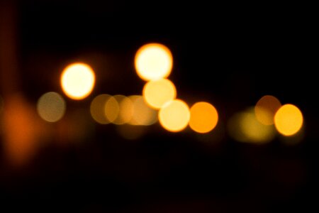 Light bokeh black bokeh
