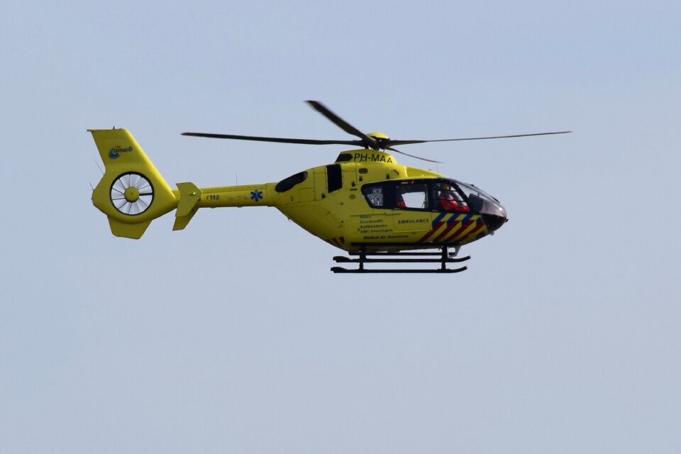 Fly ambulance trauma helicopter