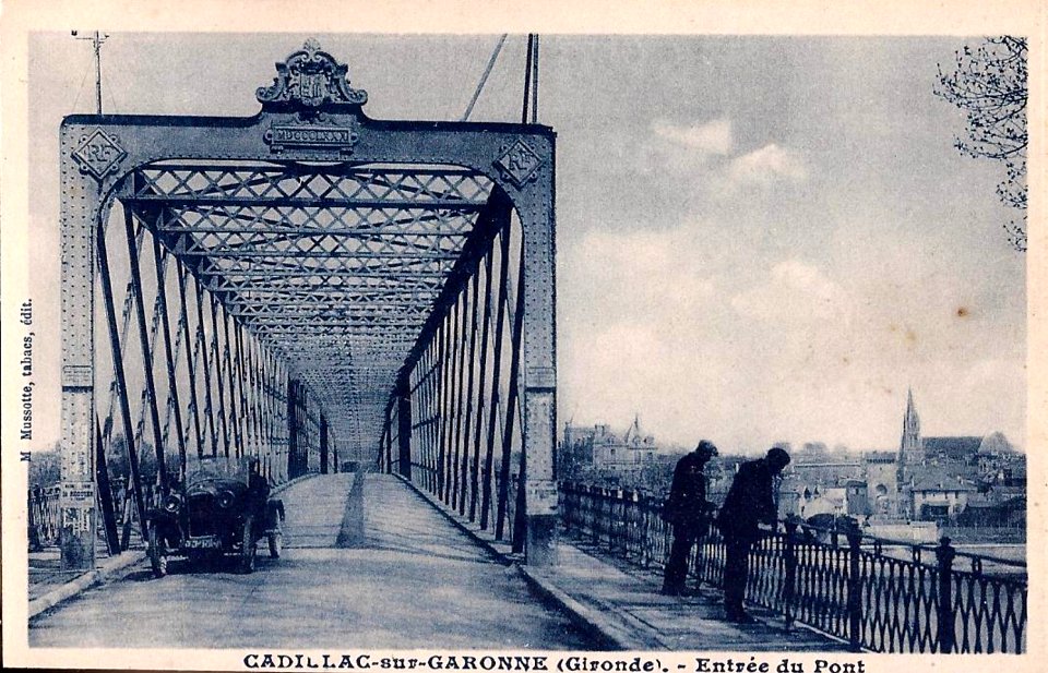 Cadillac-sur-Garonne - Pont metallique 1b