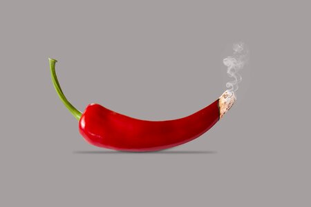 Surreal cigarette smoke