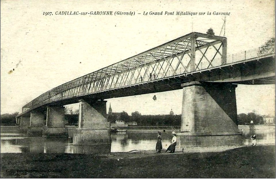 Cadillac-sur-Garonne - Pont metallique 2
