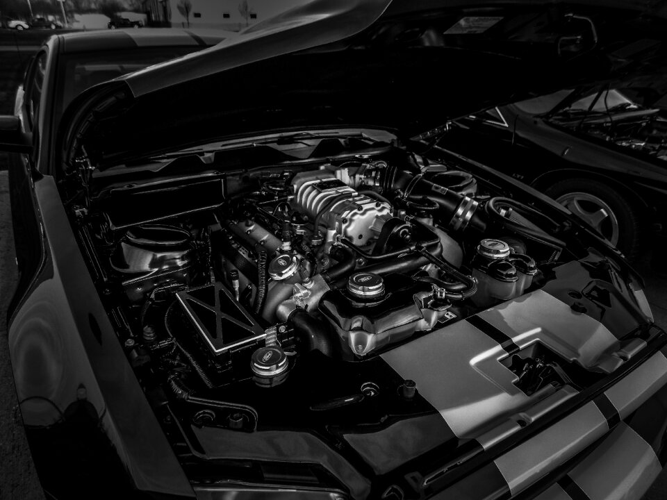 Mustang supercharged racecar
