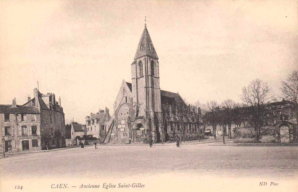 Caen eglise saintgilles place