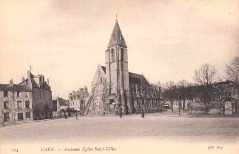 Caen eglise saintgilles place