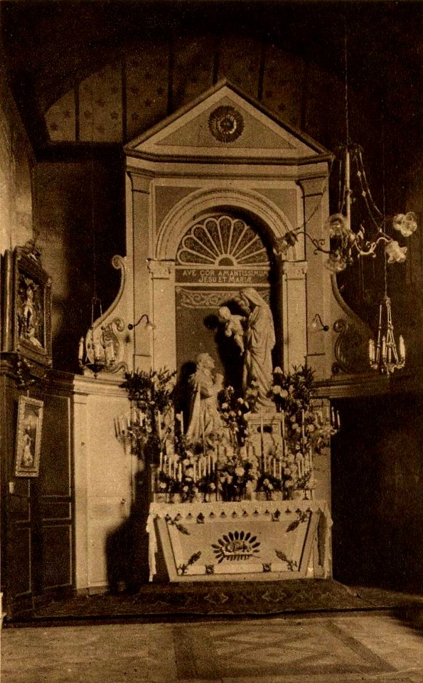 Caen notredamedecharite cpa autel
