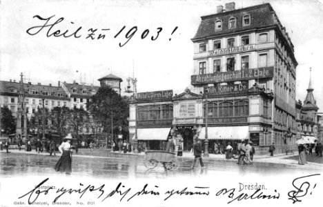 Cafe postplatz bella época Dresde