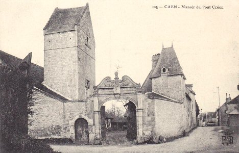 Caen manoir pontcreon cpa