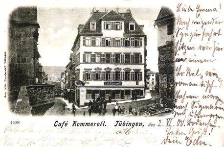 Café Kommerell (AK 13660 Gebr. Metz 1900 TPk182)