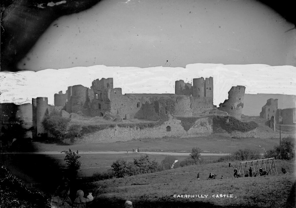 Caerphilly Castle view (4641440)