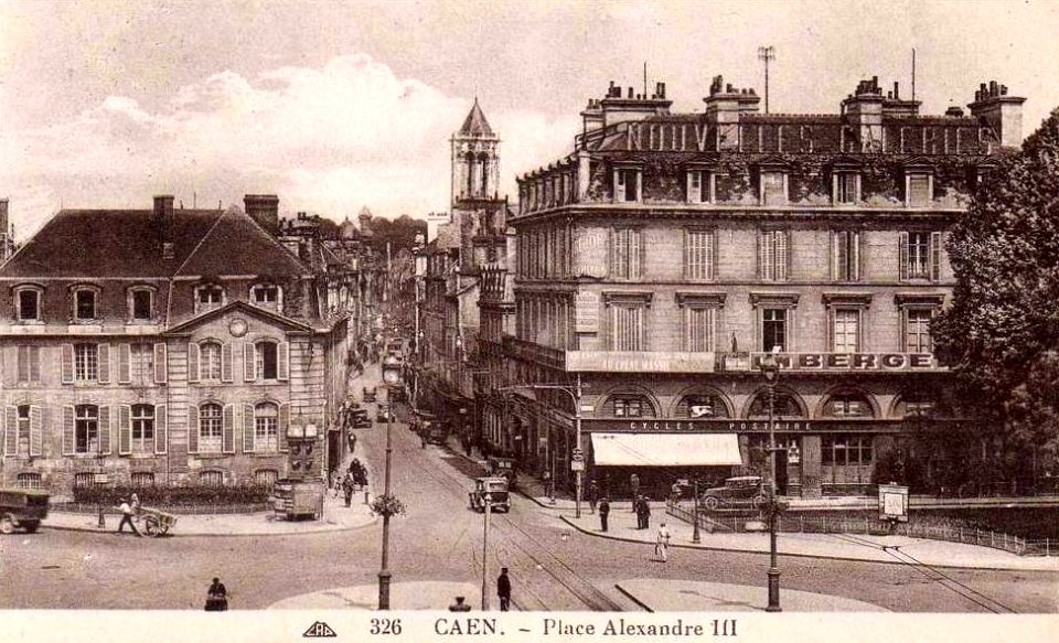 Caen ruesaintjean placealexandre3 cpa