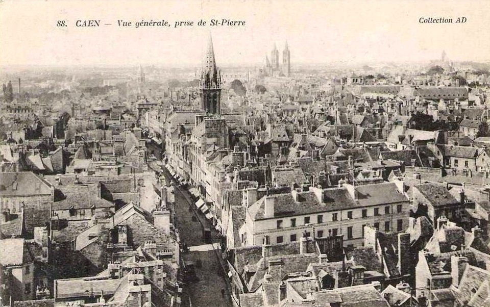 Caen vue saintpierre cpa