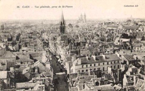 Caen vue saintpierre cpa