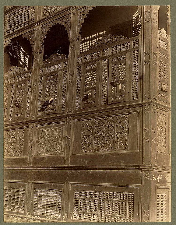 Caire. Détails de Moucharabis - Bonfils. LCCN2004668075