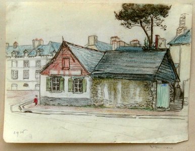 Café de la marine St Servan 1916